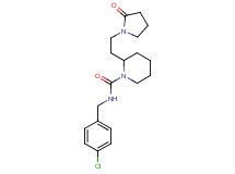 N-(4-chlorobenzyl)-2-[2-(2-oxo-1-pyrrolidinyl)ethyl]-1-piperidinecarboxamide