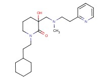 1-(2-cyclohexylethyl)-3-hydroxy-3-{[methyl(2-pyridin-2-ylethyl)amino]methyl}piperidin-2-one