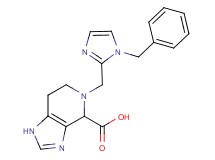 5-[(1-benzyl-1H-imidazol-2-yl)methyl]-4,5,6,7-tetrahydro-1H-imidazo[4,5-c]pyridine-4-carboxylic acid