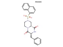 (3S,9aR)-3-benzyl-8-(1-naphthylsulfonyl)tetrahydro-2H-pyrazino[1,2-a]pyrazine-1,4(3H,6H)-dione
