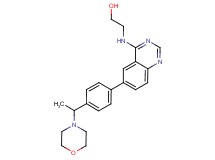 2-({6-[4-(1-morpholin-4-ylethyl)phenyl]quinazolin-4-yl}amino)ethanol