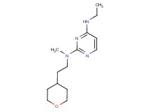 N~4~-ethyl-N~2~-methyl-N~2~-[2-(tetrahydro-2H-pyran-4-yl)ethyl]pyrimidine-2,4-diamine