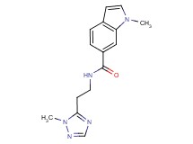 1-methyl-N-[2-(1-methyl-1H-1,2,4-triazol-5-yl)ethyl]-1H-indole-6-carboxamide
