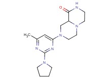 8-(6-methyl-2-pyrrolidin-1-ylpyrimidin-4-yl)hexahydro-2H-pyrazino[1,2-a]pyrazin-1(6H)-one