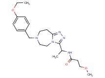 N-{1-[7-(4-ethoxybenzyl)-6,7,8,9-tetrahydro-5H-[1,2,4]triazolo[4,3-d][1,4]diazepin-3-yl]ethyl}-3-methoxypropanamide