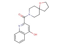 2-(1-oxa-8-azaspiro[4.5]dec-8-ylcarbonyl)-4-quinolinol