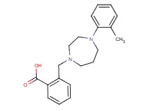 2-{[4-(2-methylphenyl)-1,4-diazepan-1-yl]methyl}benzoic acid