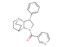 (3R*,3aR*,7aR*)-3-phenyl-1-(pyridin-3-ylcarbonyl)octahydro-4,7-ethanopyrrolo[3,2-b]pyridine
