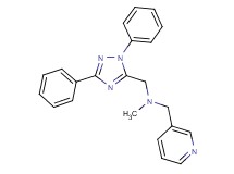 1-(1,3-diphenyl-1H-1,2,4-triazol-5-yl)-N-methyl-N-(pyridin-3-ylmethyl)methanamine