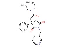 N,N-diallyl-2-[2,5-dioxo-3-phenyl-1-(3-pyridinylmethyl)-3-pyrrolidinyl]acetamide