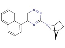 (1S*,4S*)-2-[5-(1-naphthyl)-1,2,4-triazin-3-yl]-2-azabicyclo[2.2.1]heptane