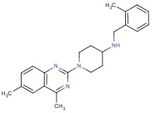 1-(4,6-dimethyl-2-quinazolinyl)-N-(2-methylbenzyl)-4-piperidinamine