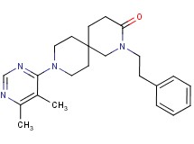 9-(5,6-dimethylpyrimidin-4-yl)-2-(2-phenylethyl)-2,9-diazaspiro[5.5]undecan-3-one