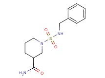 1-[(benzylamino)sulfonyl]piperidine-3-carboxamide