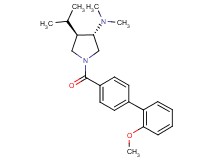 (3S*,4R*)-4-isopropyl-1-[(2'-methoxy-4-biphenylyl)carbonyl]-N,N-dimethyl-3-pyrrolidinamine