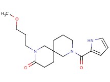 2-(3-methoxypropyl)-8-(1H-pyrrol-2-ylcarbonyl)-2,8-diazaspiro[5.5]undecan-3-one