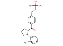 2-methyl-4-(4-{[2-(2-methylphenyl)-1-pyrrolidinyl]carbonyl}phenyl)-2-butanol