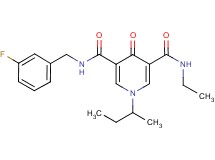 1-sec-butyl-N-ethyl-N'-(3-fluorobenzyl)-4-oxo-1,4-dihydro-3,5-pyridinedicarboxamide