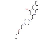 6-methyl-2-{[4-(2-propoxyethyl)piperazin-1-yl]methyl}quinolin-4-ol