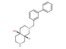 rel-(4aS,8aS)-2-(3-biphenylylmethyl)octahydro-2,7-naphthyridin-4a(2H)-ol dihydrochloride