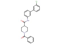 1-benzoyl-N-(3'-chloro-3-biphenylyl)-4-piperidinecarboxamide