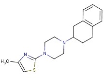 1-(4-methyl-1,3-thiazol-2-yl)-4-(1,2,3,4-tetrahydronaphthalen-2-yl)piperazine