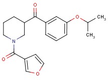 [1-(3-furoyl)-3-piperidinyl](3-isopropoxyphenyl)methanone