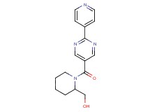 {1-[(2-pyridin-4-ylpyrimidin-5-yl)carbonyl]piperidin-2-yl}methanol