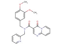 N-(3,4-dimethoxybenzyl)-4-oxo-N-(2-pyridinylmethyl)-4H-pyrido[1,2-a]pyrimidine-3-carboxamide
