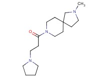 2-methyl-8-(3-pyrrolidin-1-ylpropanoyl)-2,8-diazaspiro[4.5]decane