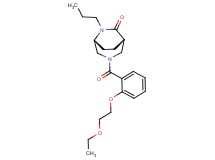 (1S*,5R*)-3-[2-(2-ethoxyethoxy)benzoyl]-6-propyl-3,6-diazabicyclo[3.2.2]nonan-7-one