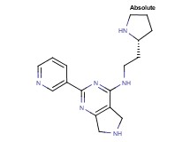 2-(3-pyridinyl)-N-{2-[(2R)-2-pyrrolidinyl]ethyl}-6,7-dihydro-5H-pyrrolo[3,4-d]pyrimidin-4-amine