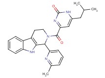 6-isobutyl-4-{[1-(6-methyl-2-pyridinyl)-1,3,4,9-tetrahydro-2H-beta-carbolin-2-yl]carbonyl}-2(1H)-pyrimidinone