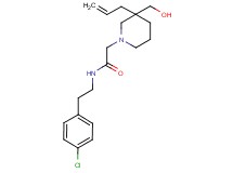 2-[3-allyl-3-(hydroxymethyl)piperidin-1-yl]-N-[2-(4-chlorophenyl)ethyl]acetamide