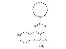 1-[5-(methylsulfonyl)-4-(3-piperidinyl)-2-pyrimidinyl]azocane hydrochloride