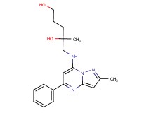 4-methyl-5-[(2-methyl-5-phenylpyrazolo[1,5-a]pyrimidin-7-yl)amino]pentane-1,4-diol