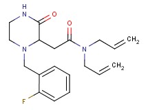 N,N-diallyl-2-[1-(2-fluorobenzyl)-3-oxo-2-piperazinyl]acetamide