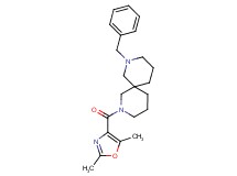 2-benzyl-8-[(2,5-dimethyl-1,3-oxazol-4-yl)carbonyl]-2,8-diazaspiro[5.5]undecane