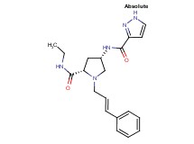 (4S)-N-ethyl-1-[(2E)-3-phenylprop-2-en-1-yl]-4-[(1H-pyrazol-3-ylcarbonyl)amino]-L-prolinamide