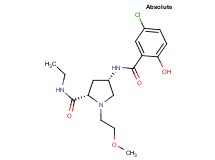 (4S)-4-[(5-chloro-2-hydroxybenzoyl)amino]-N-ethyl-1-(2-methoxyethyl)-L-prolinamide