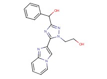 2-{3-[hydroxy(phenyl)methyl]-5-imidazo[1,2-a]pyridin-2-yl-1H-1,2,4-triazol-1-yl}ethanol
