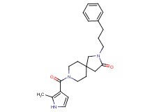 8-[(2-methyl-1H-pyrrol-3-yl)carbonyl]-2-(3-phenylpropyl)-2,8-diazaspiro[4.5]decan-3-one