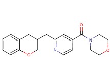 4-[2-(3,4-dihydro-2H-chromen-3-ylmethyl)isonicotinoyl]morpholine