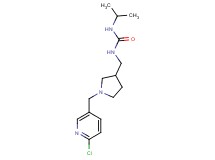 N-({1-[(6-chloropyridin-3-yl)methyl]pyrrolidin-3-yl}methyl)-N'-isopropylurea