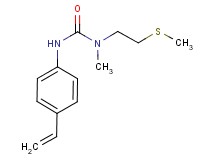 N-methyl-N-[2-(methylthio)ethyl]-N'-(4-vinylphenyl)urea