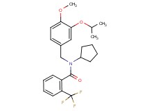 N-cyclopentyl-N-(3-isopropoxy-4-methoxybenzyl)-2-(trifluoromethyl)benzamide