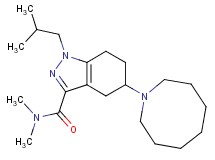 5-(1-azocanyl)-1-isobutyl-N,N-dimethyl-4,5,6,7-tetrahydro-1H-indazole-3-carboxamide