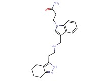 3-[3-({[2-(4,5,6,7-tetrahydro-2H-indazol-3-yl)ethyl]amino}methyl)-1H-indol-1-yl]propanamide