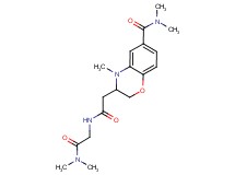3-(2-{[2-(dimethylamino)-2-oxoethyl]amino}-2-oxoethyl)-N,N,4-trimethyl-3,4-dihydro-2H-1,4-benzoxazine-6-carboxamide