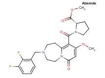 methyl 1-{[3-(2,3-difluorobenzyl)-9-methoxy-7-oxo-1,2,3,4,5,7-hexahydropyrido[1,2-d][1,4]diazepin-10-yl]carbonyl}-L-prolinate